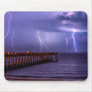 Navarre Florida Lightning Storm Mouse Pad