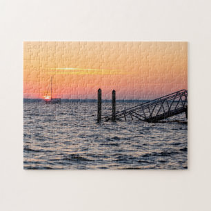 Navarre Florida Santa Rosa Sunrise Jigsaw Puzzle