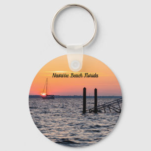 Navarre Florida Santa Rosa Sunrise Key Chain