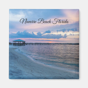 Navarre Santa Rosa Sunset Square Magnet