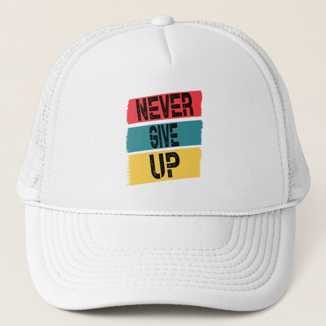 naver give up,  trucker hat (Front)