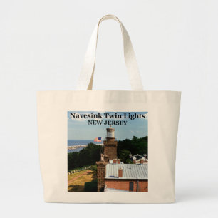 Navesink Twin Lights, New Jersey Tote Bag