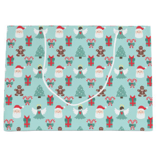 Navidad Angel Large Gift Bag
