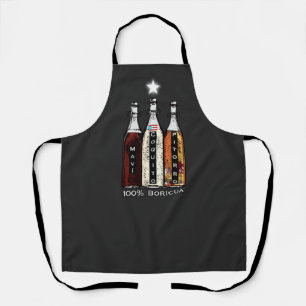 Navidad Boricua Puerto Rico Mavi Coquito Pitorro Apron