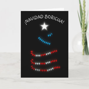 Navidad Boricua Puerto Rico Merry Xmas Holiday Car Card