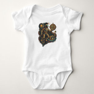 Navigate the Stars – Inspirational Cosmic  Baby Bodysuit