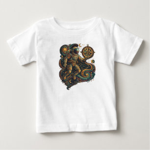 Navigate the Stars – Inspirational Cosmic  Baby T-Shirt