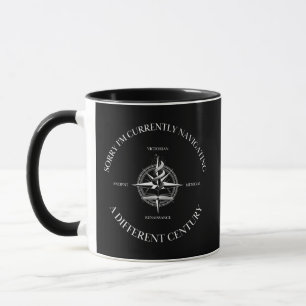 Navigating a Different Century Library Mug