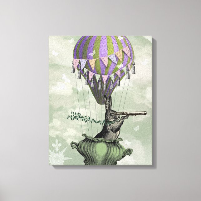 Navigating Rabbit Canvas Print (Front)