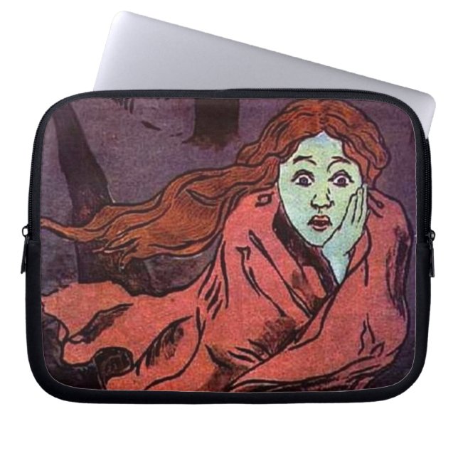 Navigating Trauma Face Of Fear Laptop Sleeve (Front)