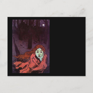 Navigating Trauma Face Of Fear Postcard