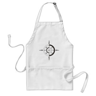 Navigation / sailing gift: Ship & aeroplane Standard Apron