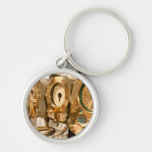 Navigational Gauges And Instruments On Submarine Key Ring