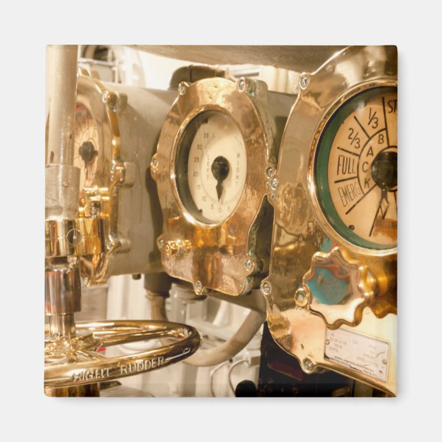 Navigational Gauges And Instruments On Submarine Magnet (Front)