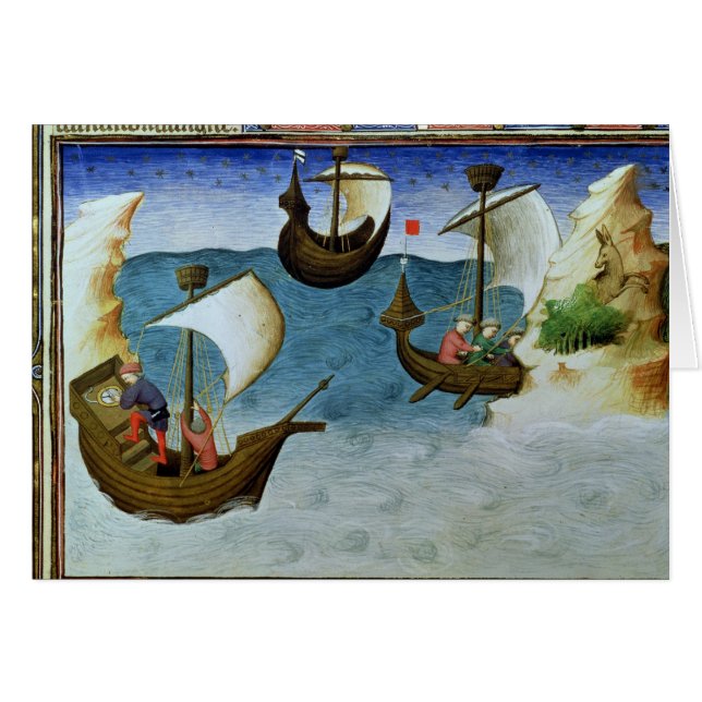 Navigators using an astrolabe (Front Horizontal)