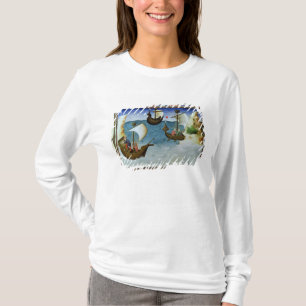 Navigators using an astrolabe T-Shirt