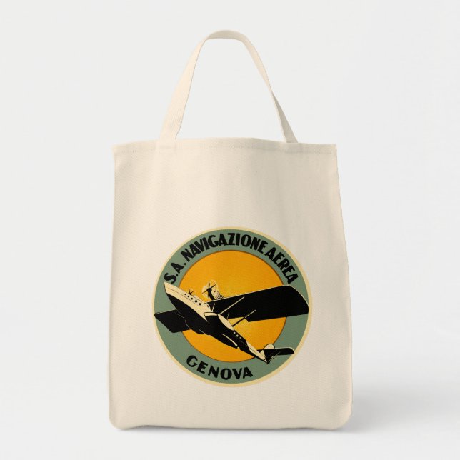 Navigazione Aerea ~ Genova Tote Bag (Front)