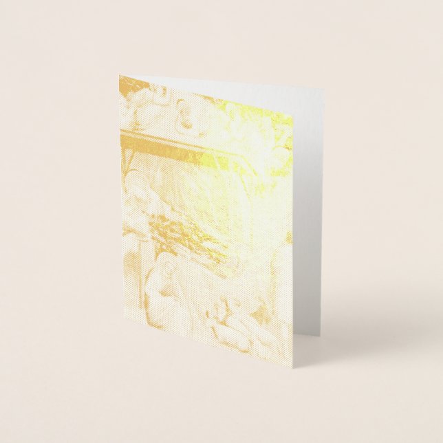 Navitity (Birth of Jesus Christ) (by Giotto) Foil Card (Front)