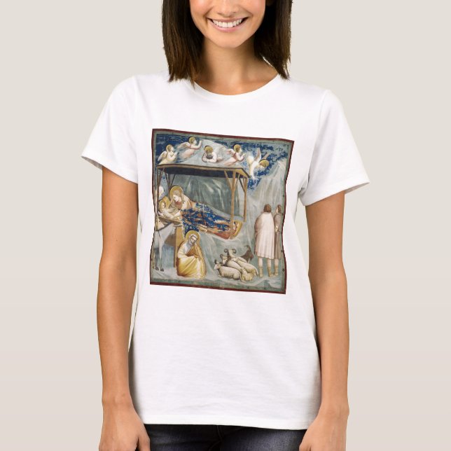 Navitity (Birth of Jesus Christ) (by Giotto) T-Shirt (Front)