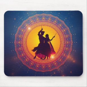 Navratri - A Festival of Devotion and Dance Mouse Pad