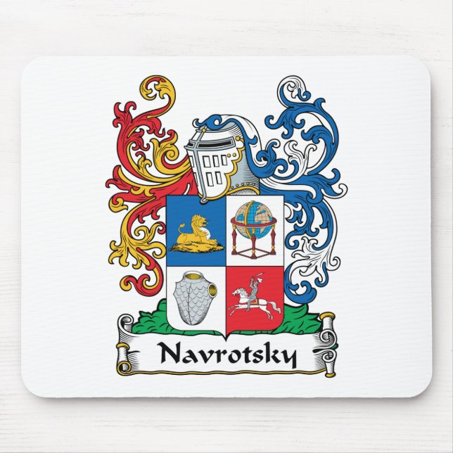 Navrotsky Family Crest Mouse Pad (Front)