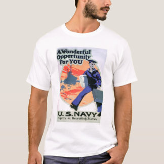 Navy - A Wonderful Opportunity (US02294) T-Shirt