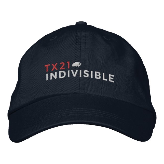 Navy Adjustable Cap Embroidered with Logo (Front)