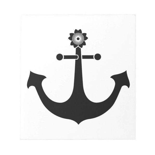 Navy anchor notepad (Front)