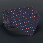 Navy and Coral Polka Dots Pattern Tie, Ties<br><div class="desc">Navy and Coral Polka Dots Pattern Tie, Ties</div>