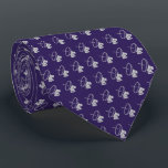 Navy and Grey Satellite Dish Pattern Tie Ties<br><div class="desc">Navy and Grey Satellite Dish Pattern Tie Ties</div>