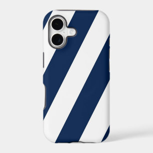 Navy and White Stripes