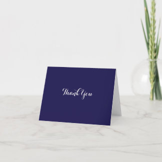 Navy and White Thank You Notes