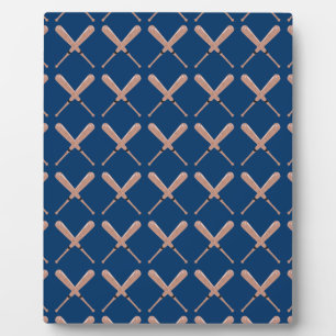 Navy Baseball Bat Plaque