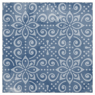 Navy Batik Fabric