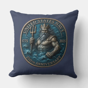 Navy Birthday Neptune Cushion