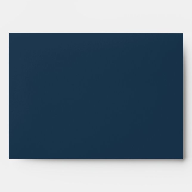 Navy Blue 5x7 Envelope (Front)