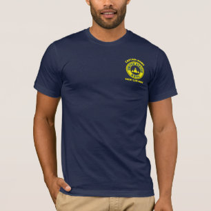 navy blue Anchor nautical captain boating summer  T-Shirt