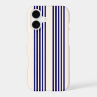 Navy blue and beige five stripes pattern