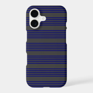 Navy blue and charcoal five stripes pattern