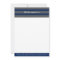 Navy Blue and Grey Rugby Stripes with Custom Name