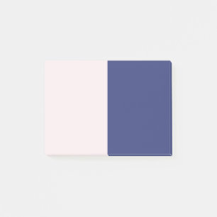 Navy Blue and Pink Vertical Colour Blocks Post-it Notes
