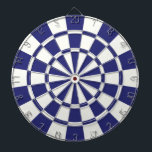 Navy Blue And White<br><div class="desc">Navy Blue And White Dart Board</div>