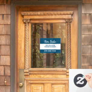 Navy Blue and White House For Sale by Owner