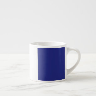 Navy blue and white stripes espresso cup