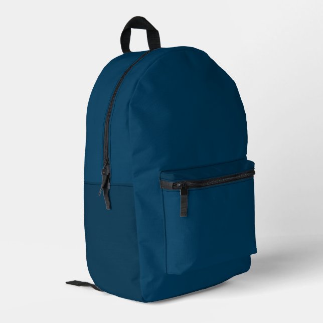 Navy Blue Backpack   (Back Corner Left)