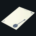 Navy Blue Banjo Personalised Writing Paper Notepad<br><div class="desc">This writing paper or stationery notepad features an illustration of a banjo in navy blue with matching navy blue star accents set against a cream coloured background. You can personalise this pad with a name or other message at the top.</div>