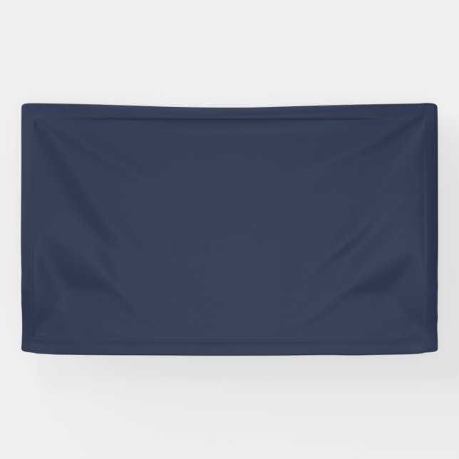 Navy Blue Banner (Horizontal)