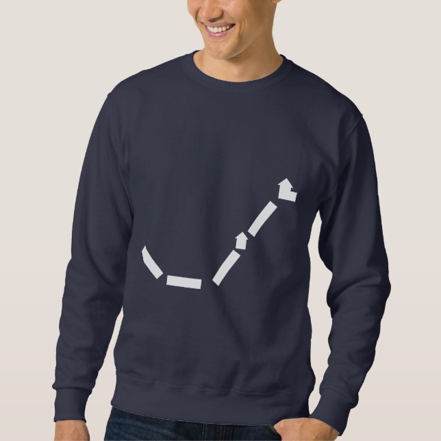 Navy Blue Basic Sweatshirt (Front)