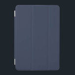 Navy Blue Blue iPad Mini Cover<br><div class="desc">This dark shade of the world's most popular colour was once called marine blue and has been used by the British Navy since the eighteenth century. Navy blue represents trust and stability and is less attention-seeking than lighter shades of blue. Navy blue is conservative and evokes feelings of tradition and...</div>
