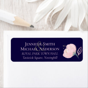 Navy Blue Blush Pink Rosegold Wedding Budget